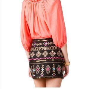 Francesca’s mini skirt